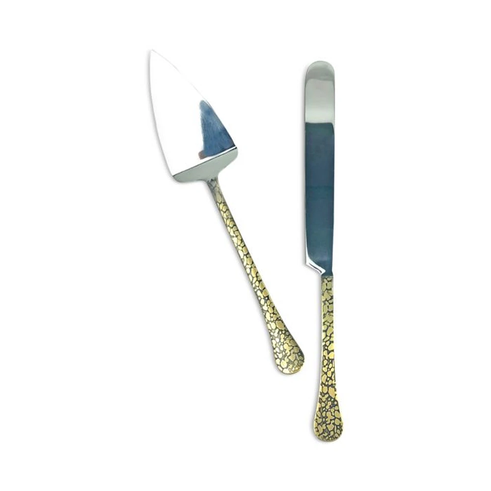 Panthera Cake Knife & Server Set