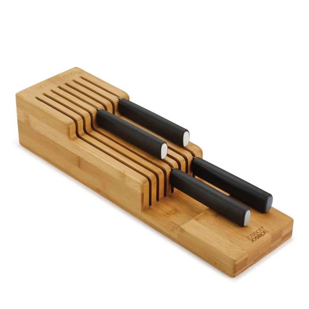 DrawerStore™ Bamboo 2-tier Knife Organizer
