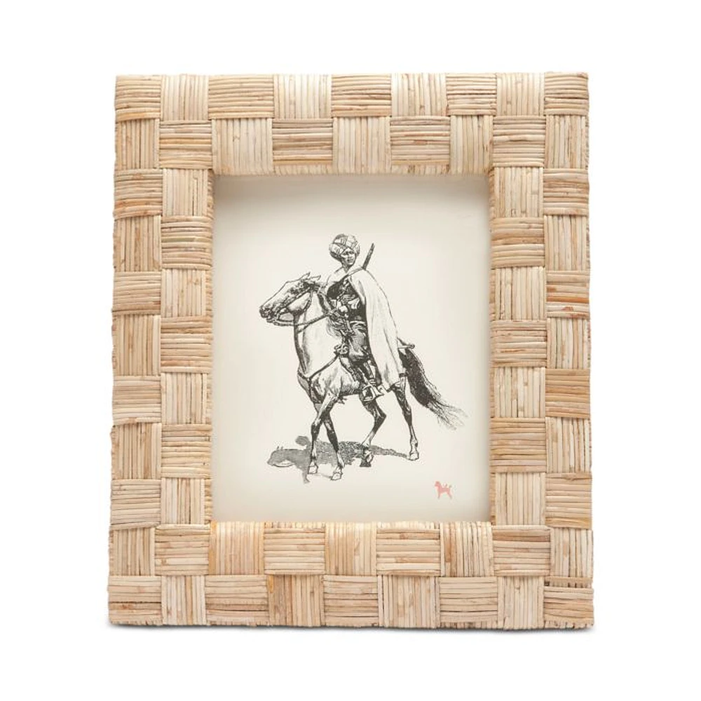 Grasse Natural Woven Rattan Frame, 8" x 10"