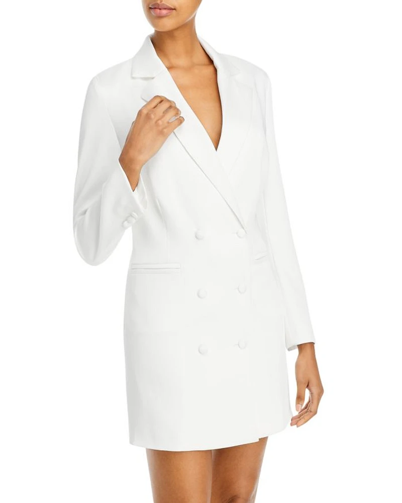 Two Button Blazer Dress