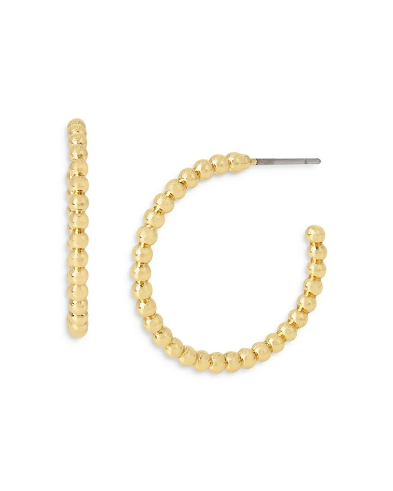 Frozen Chain Hoop Earrings