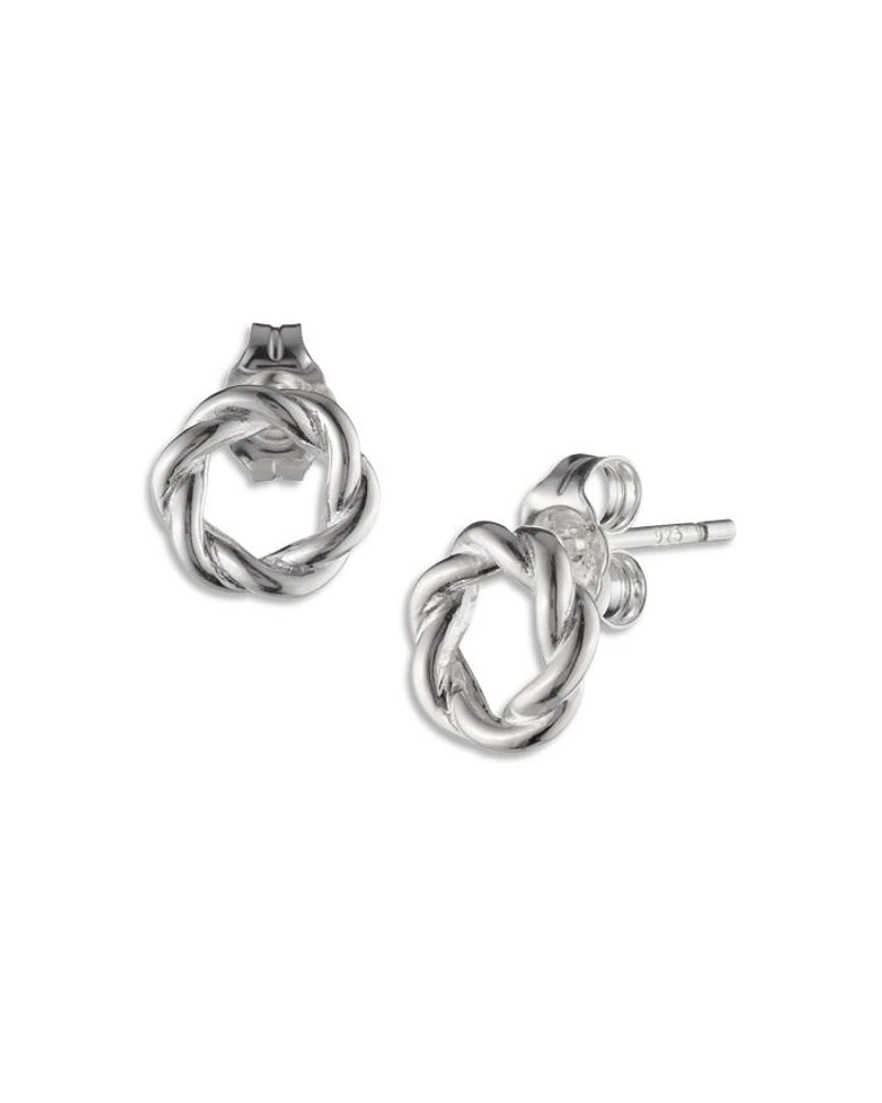 Open Knot Stud Earrings