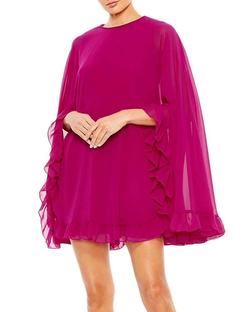 Ruffle Trim Dress