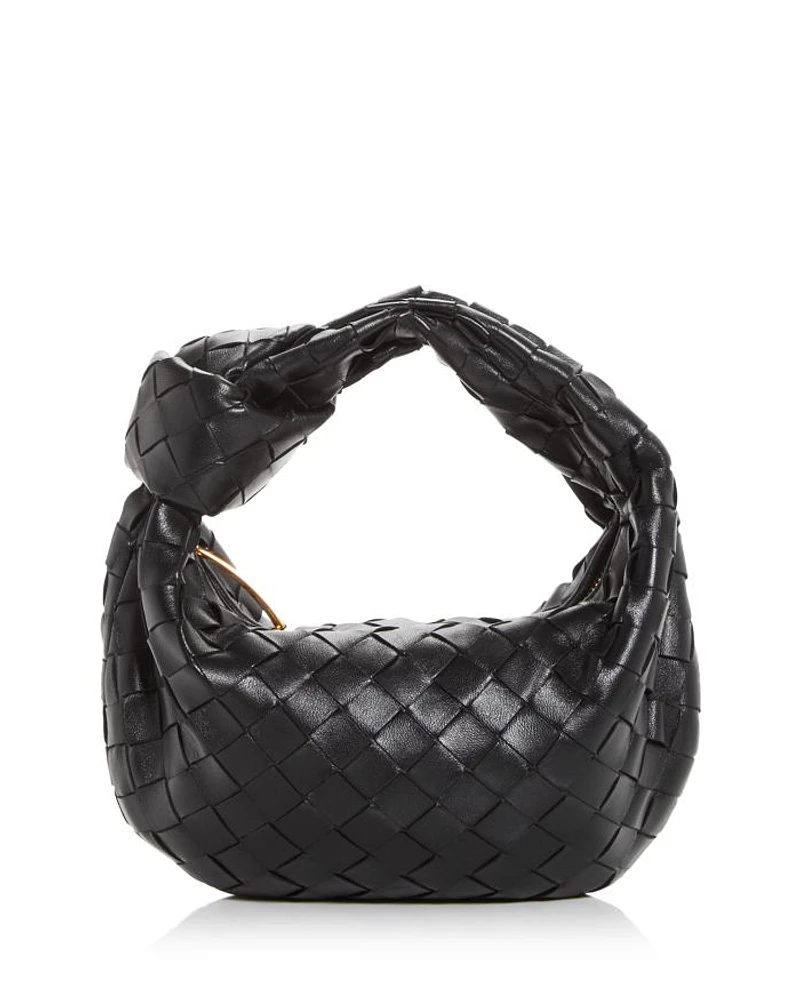 Mini Jodie Intrecciato Leather Top Handle Bag