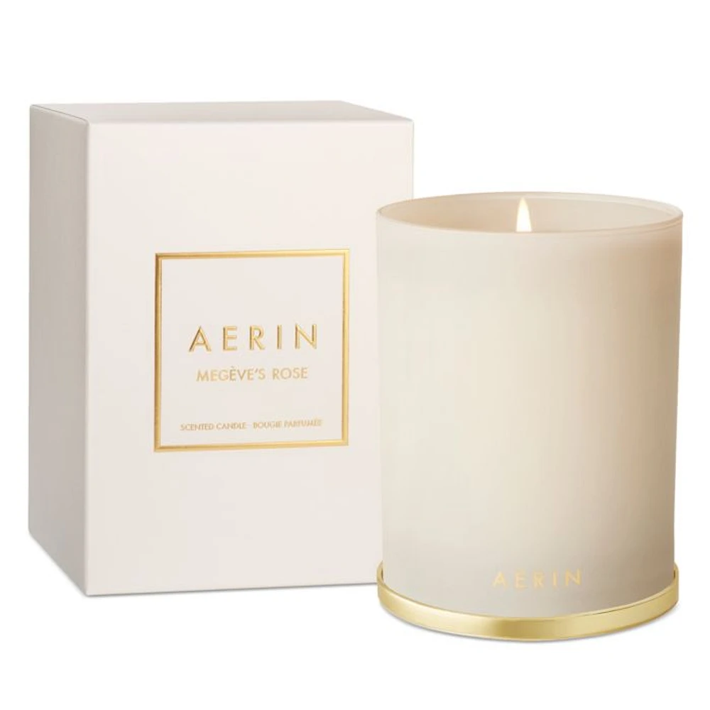 Megeve's Rose Candle, 9.5 Oz