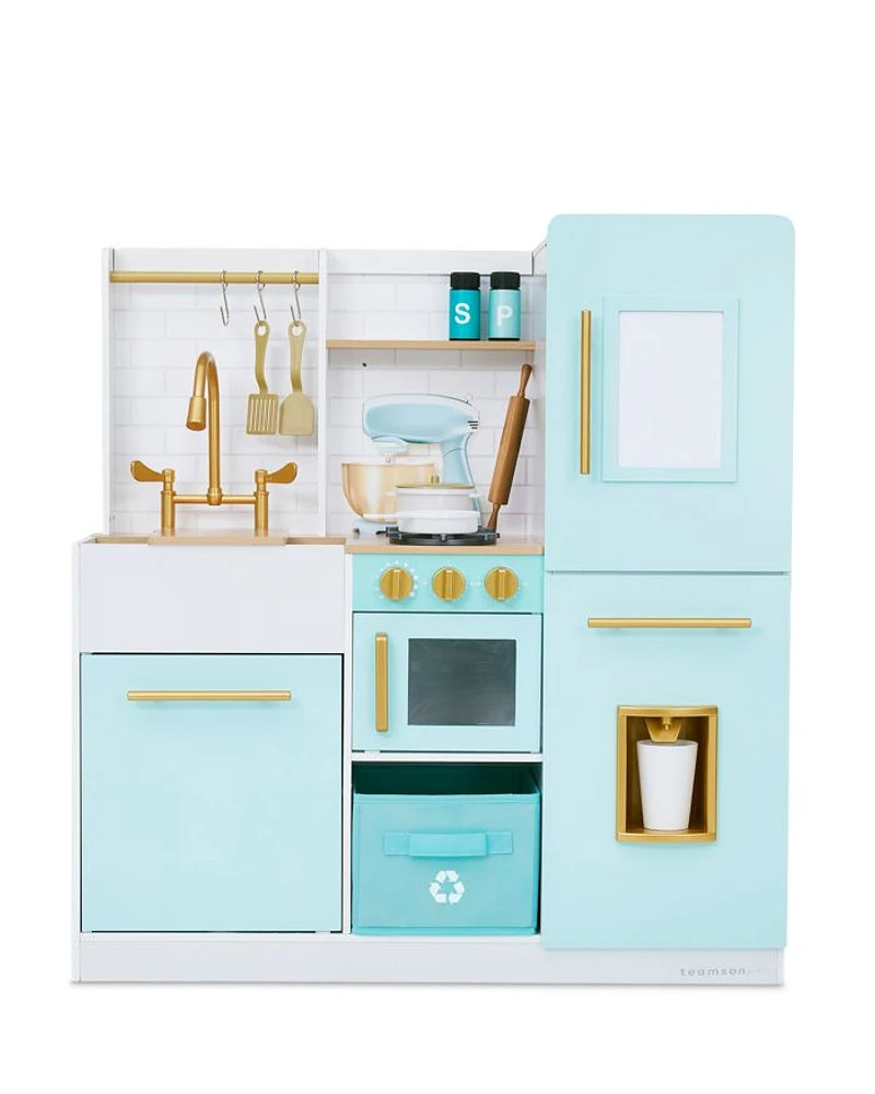 Kids Biscay Delight Classic Play Kitchen Mint - Ages 3-7