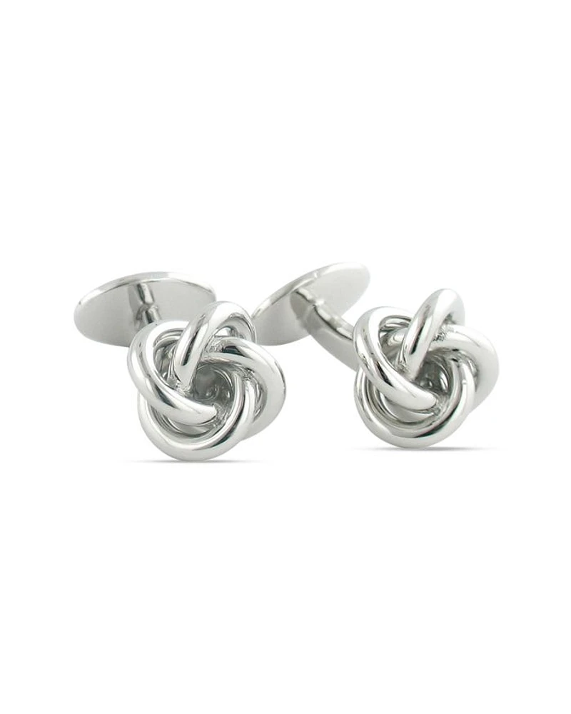 Sterling Silver Knot Cufflinks