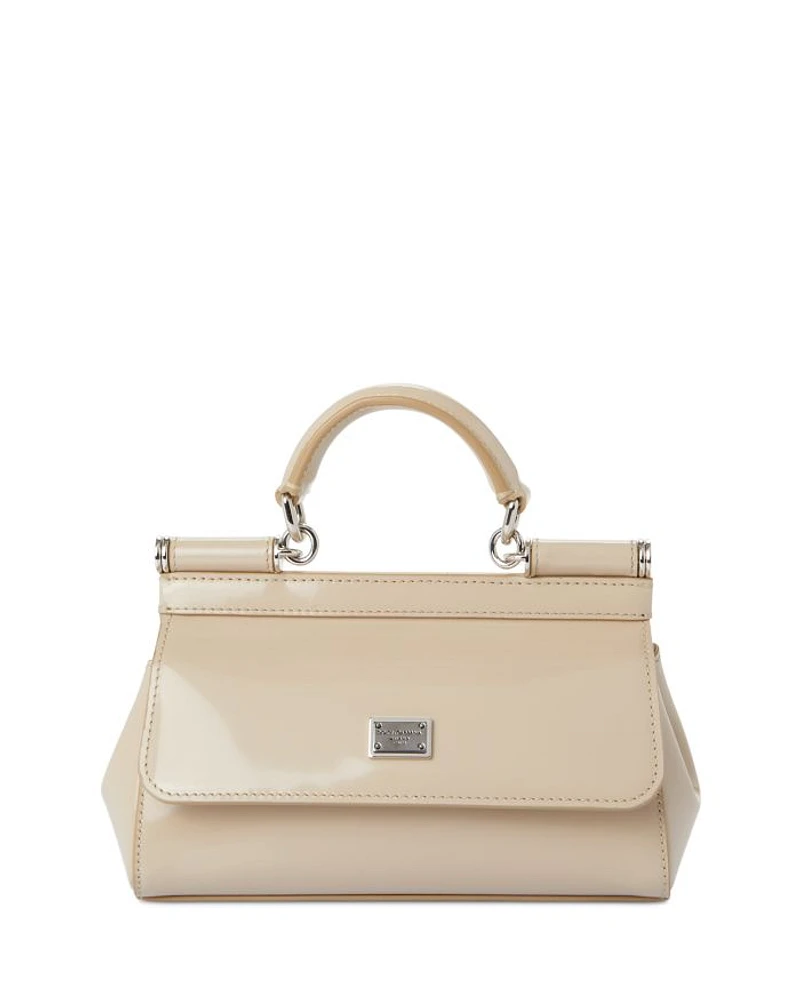 Small Sicily Bag in Polished Calfskin