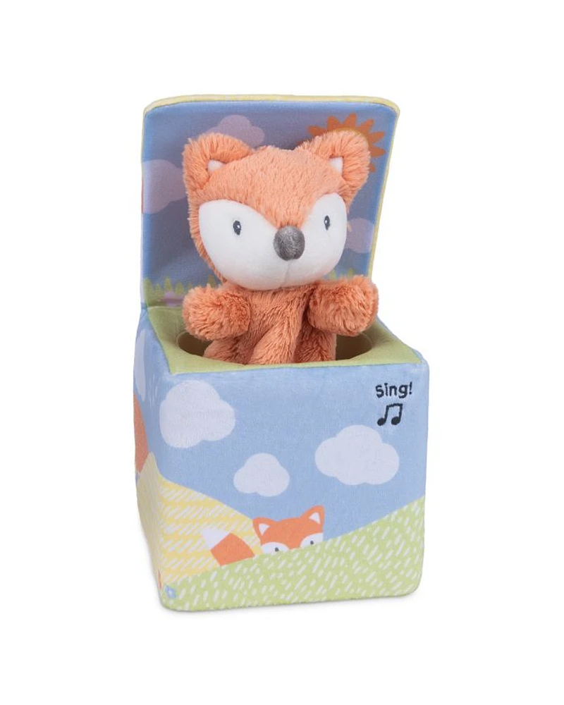 Baby GUND Fox in a Box Animated Plush Activity Toy - Ages 0+