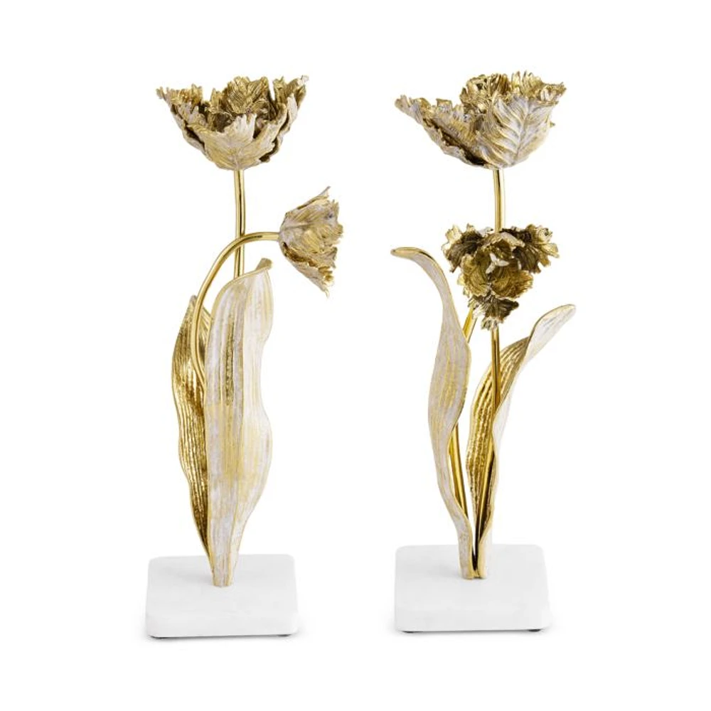 Tulip Candleholders, Set of 2