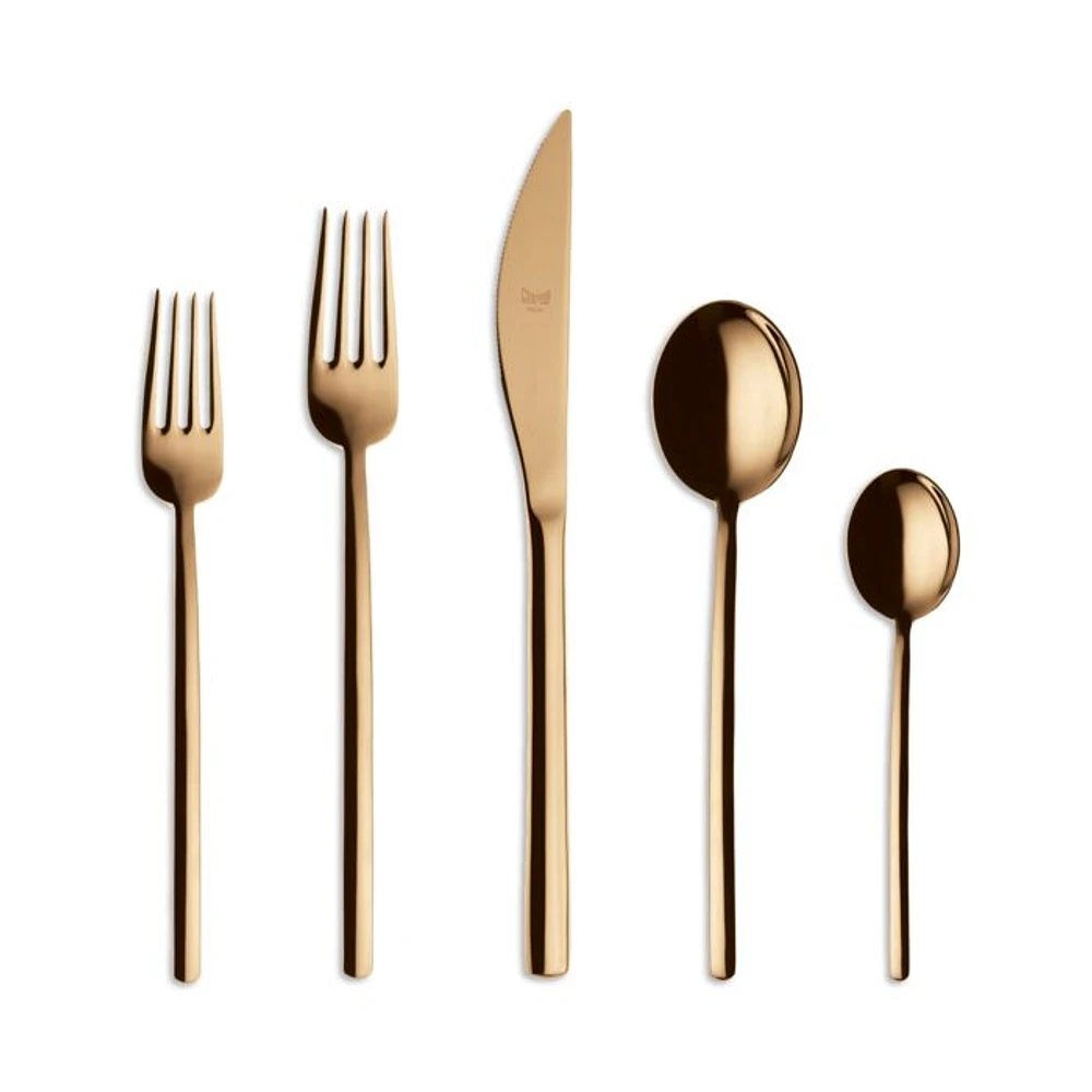 Due Oro 5 Piece Flatware Set