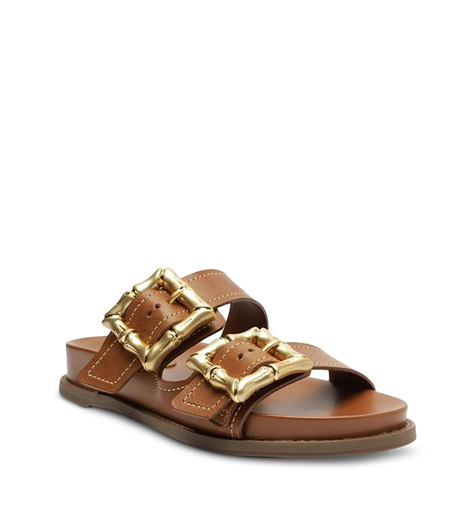 Women's Enola Sporty Slip On Buckled Slide Sandals