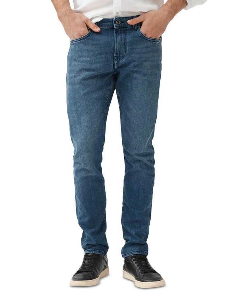Oaro Slim Fit Italian Denim Jeans Bright Blue