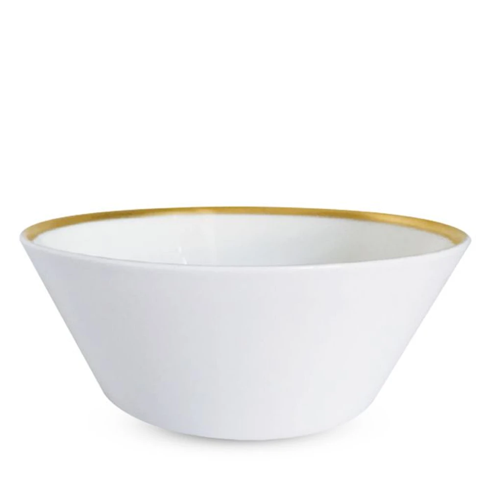 Golden Edge Cereal Soup Bowl