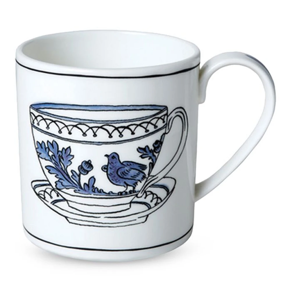 H. Blue Bird Mug Number