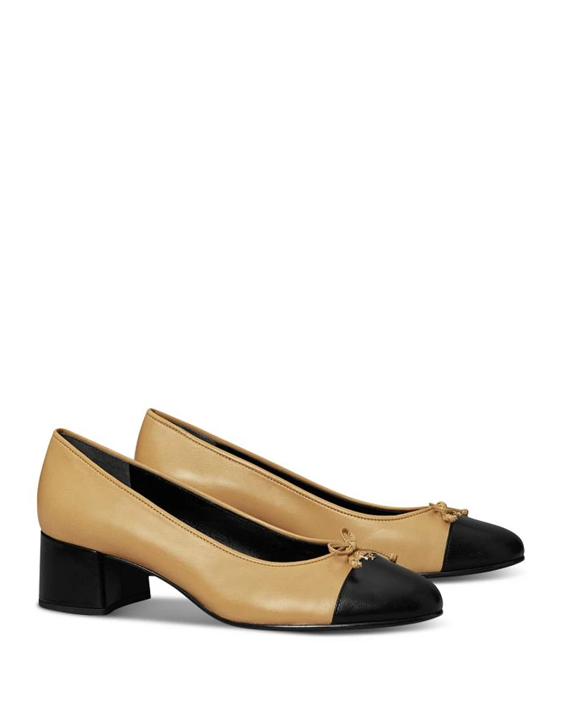 Women's Bow Ballet High Heel Pumps