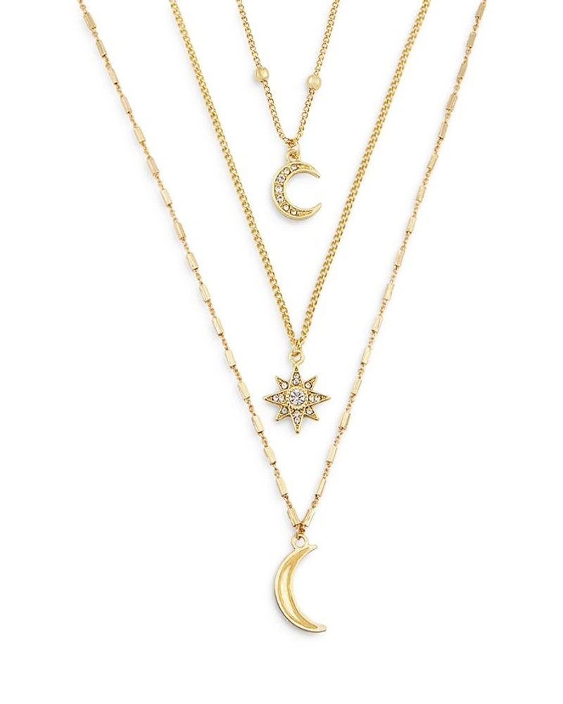 Night Sky Necklace Set, 15"-17"