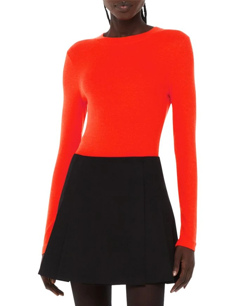 Essential Ribbed Crewneck Sweater