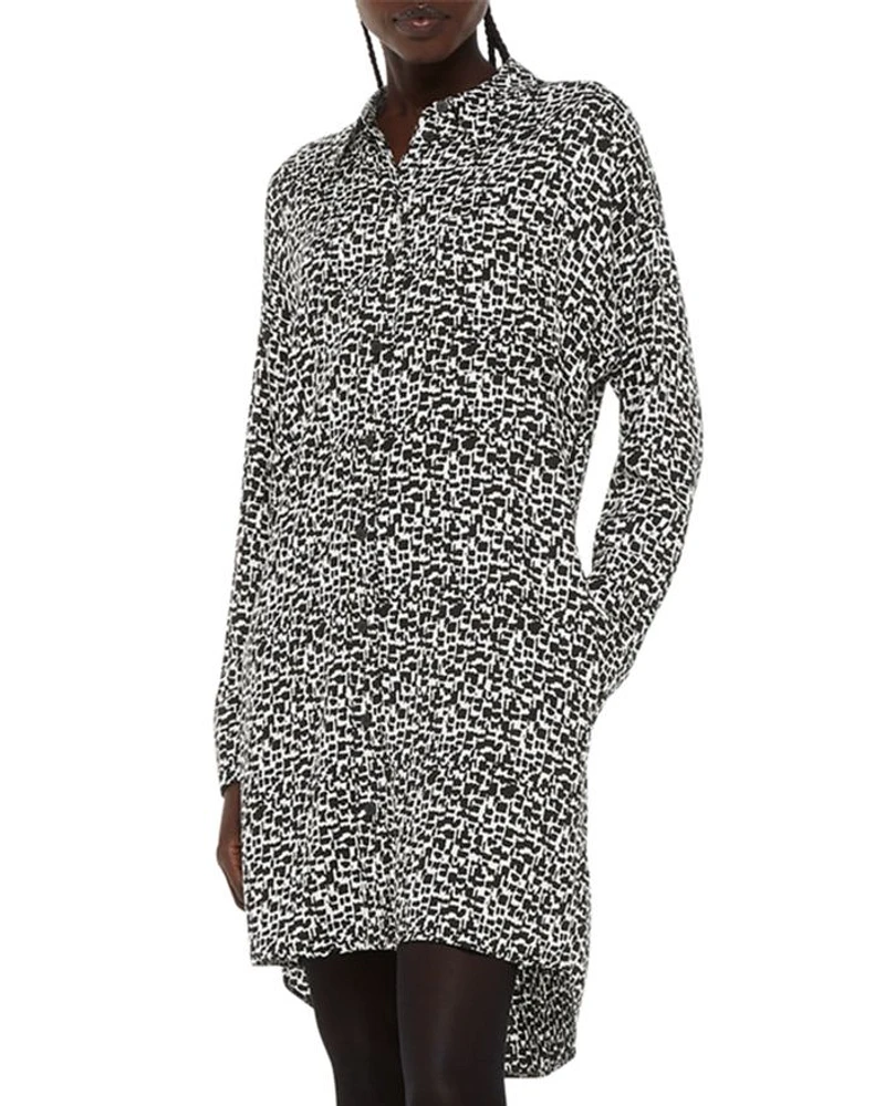 Helena Scratch Print Dress
