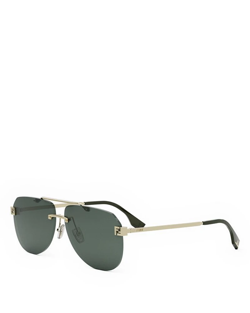 Fendi Sky Pilot Sunglasses, 61mm
