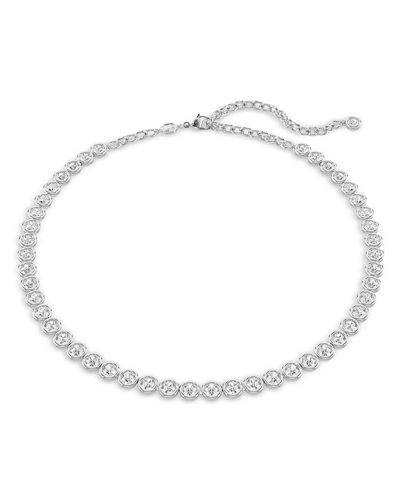 Imber Round Cut Tennis Necklace, 17.72"