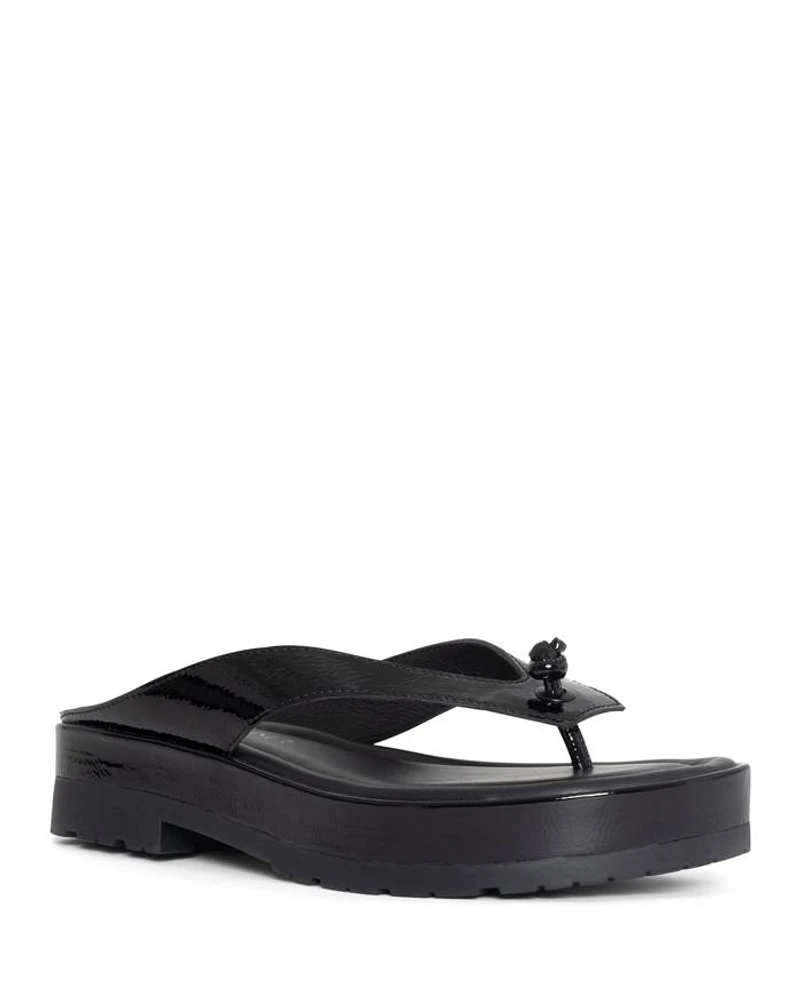 Women's Slip On Thong Platform Sandals