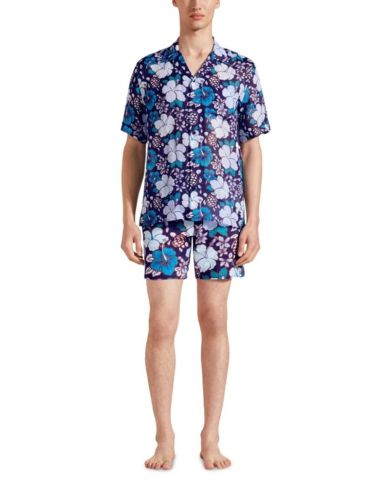 Tropical Classic Fit Button Down Camp Shirt