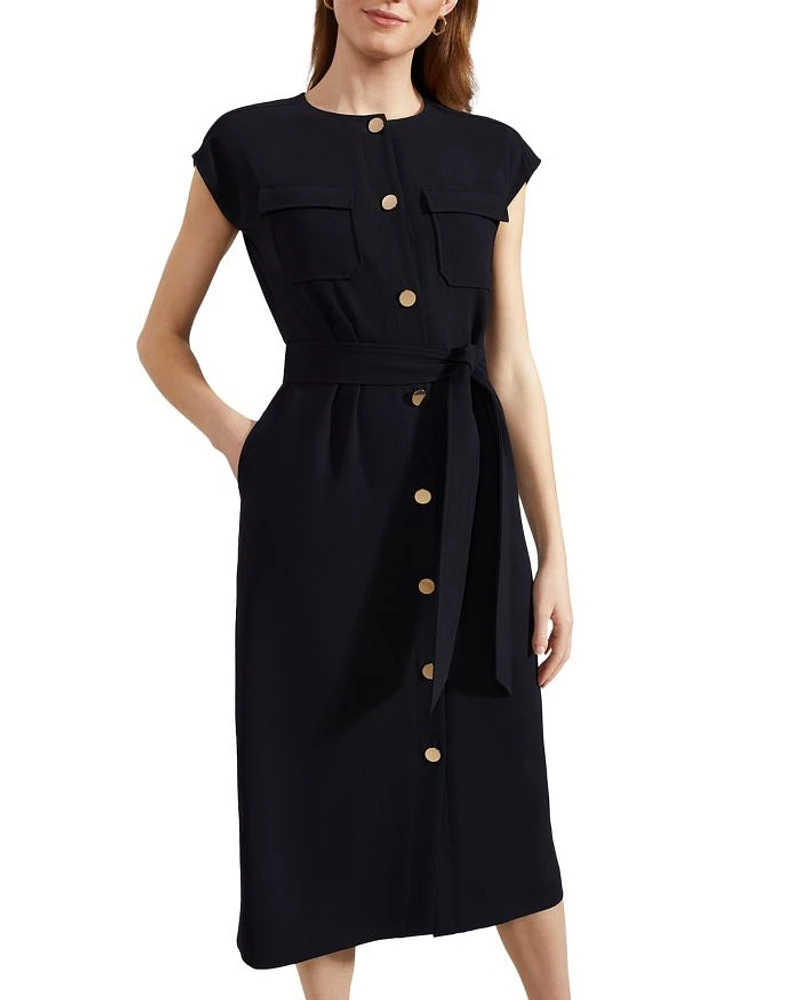 Tania Tie Waist Shirtdress