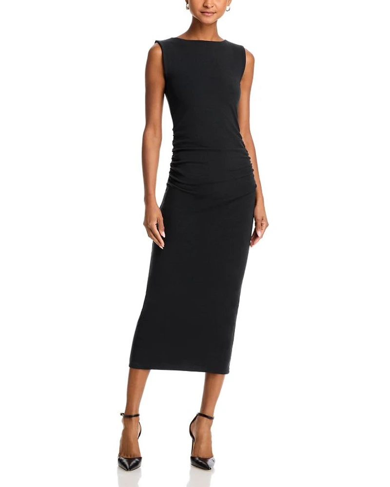 Charissa Ruched Midi Dress