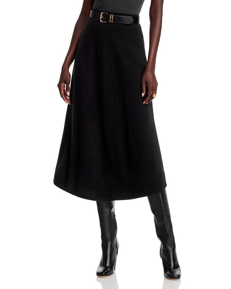 Cashmere Midi Skirt - Exclusive