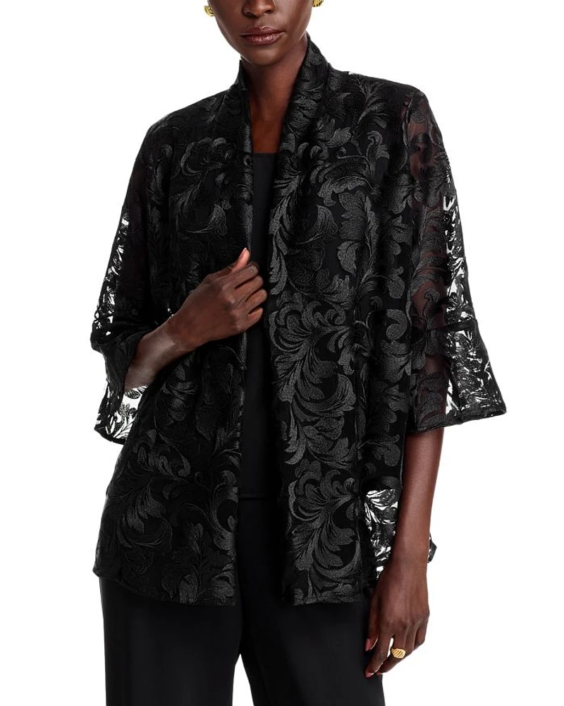 Bella Lace Draped Cardigan