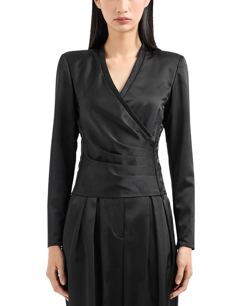 Faux Wrap Top