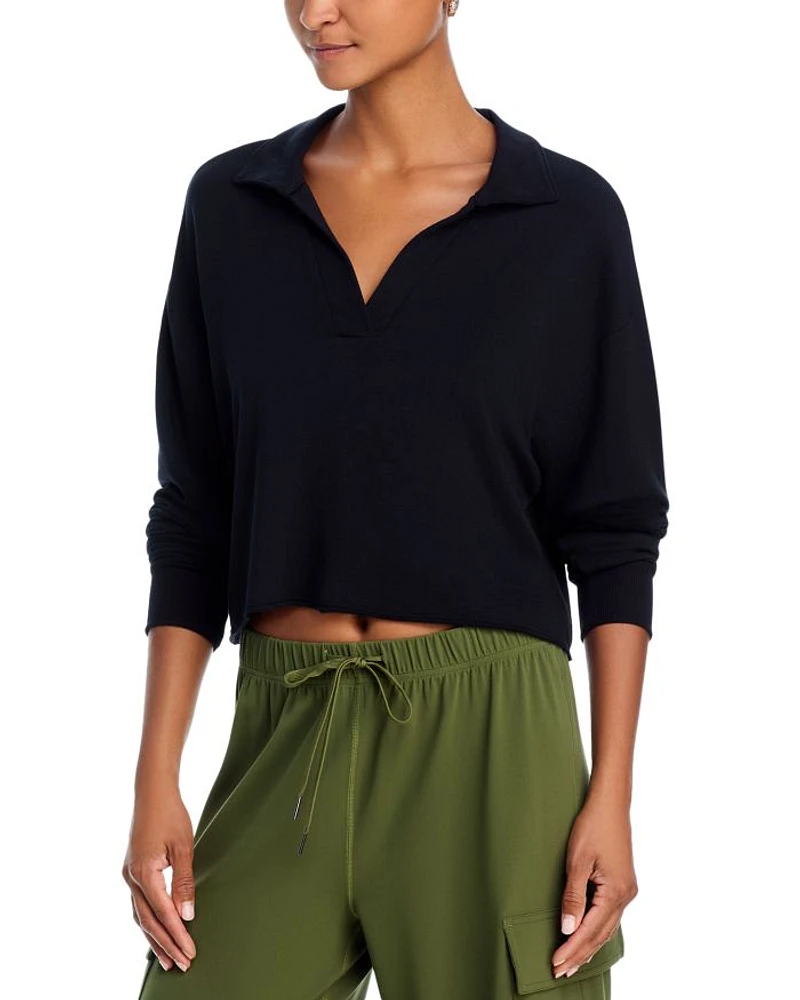 Joan Fleece Polo Sweatshirt