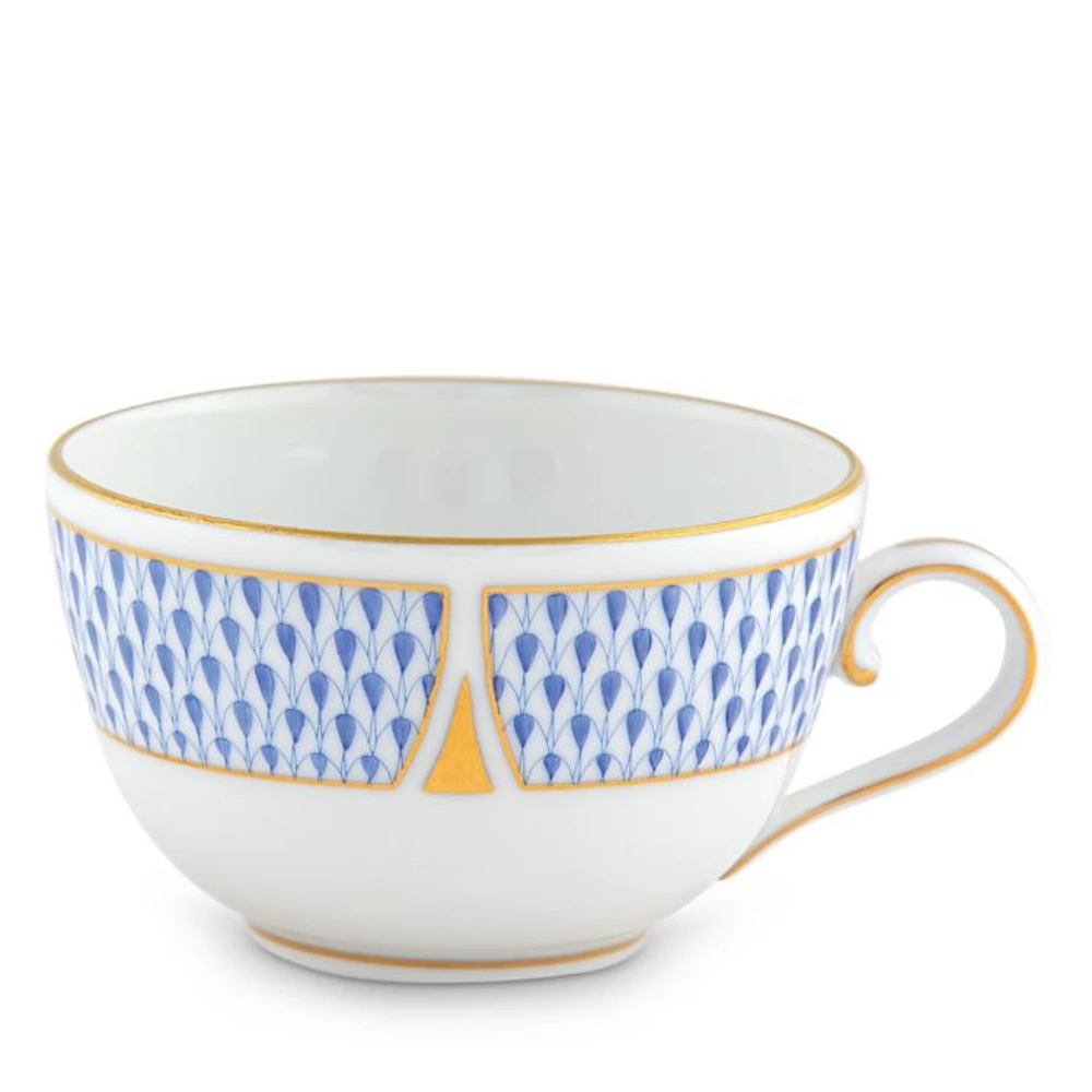Art Deco Blue Tea Cup