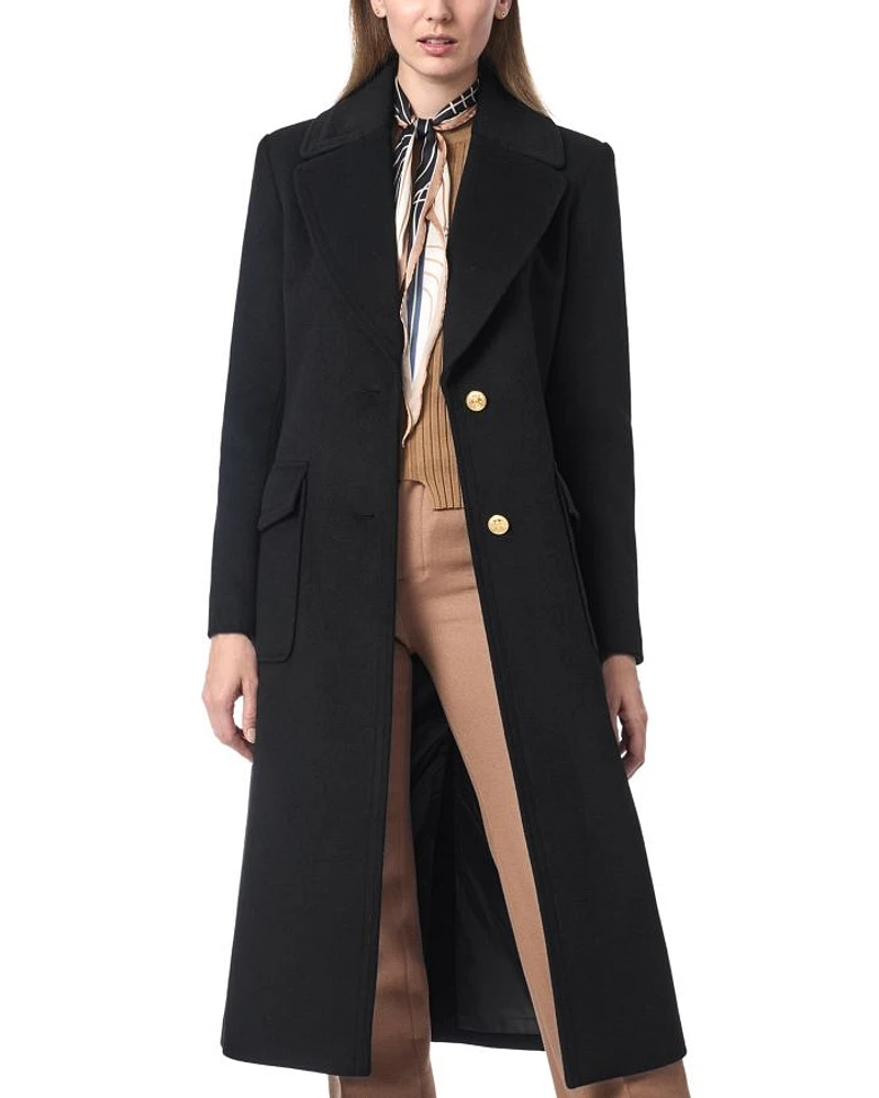 Classic tailored Wool Melton Coat