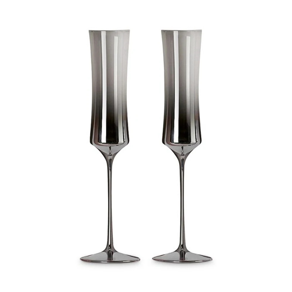 Dream Parade Flute Champagne Glasses, Set of 2