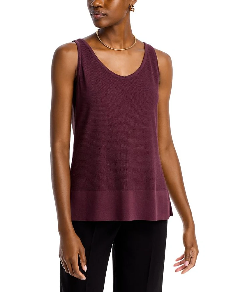 V Neck Soft Knit Tank