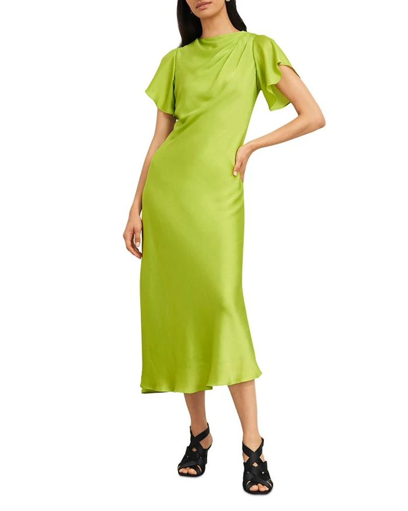 Limited Tremeer Flutter Sleeve Dress
