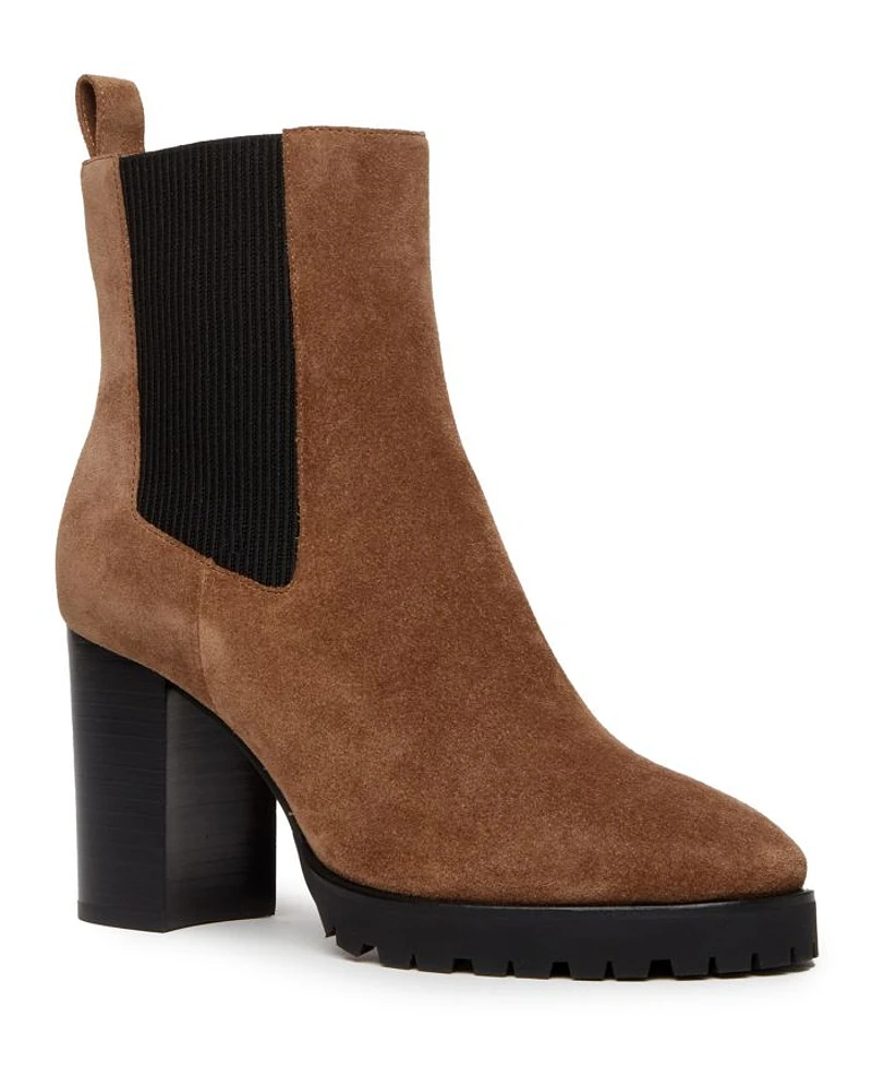 Women's Izzy Stretch Block Heel Ankle Boots