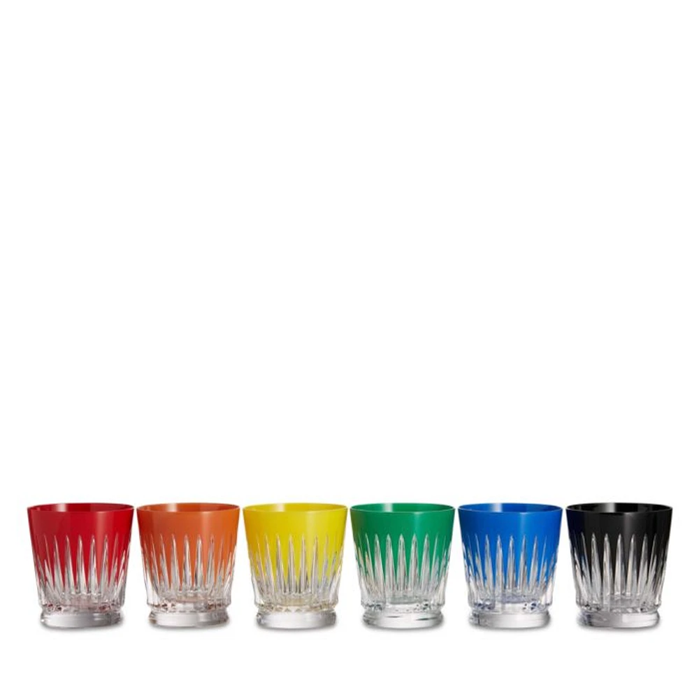 New Year Firework Tumbler Glasses, Set of 6 Mixed
