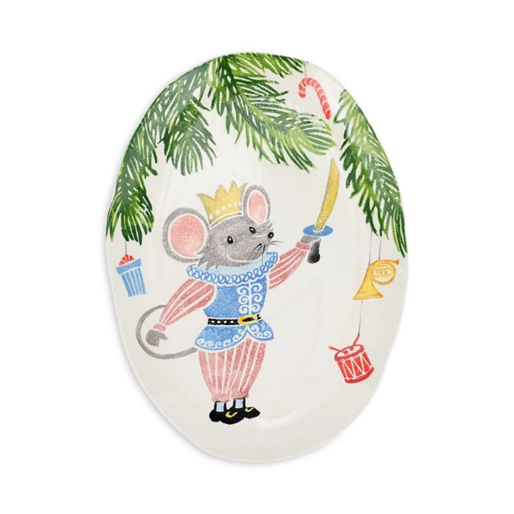 Nutcrackers Mouse King Medium Oval Platter