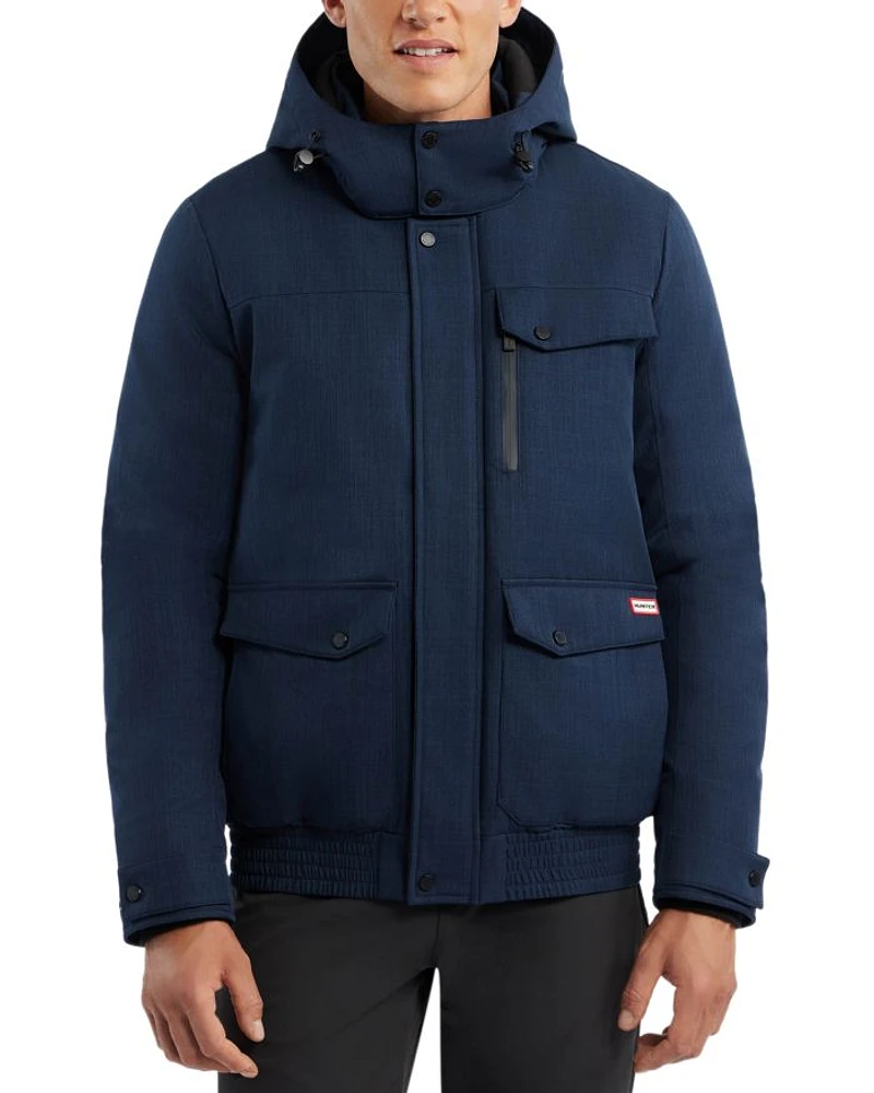Removable Hood Full Zip Jacket