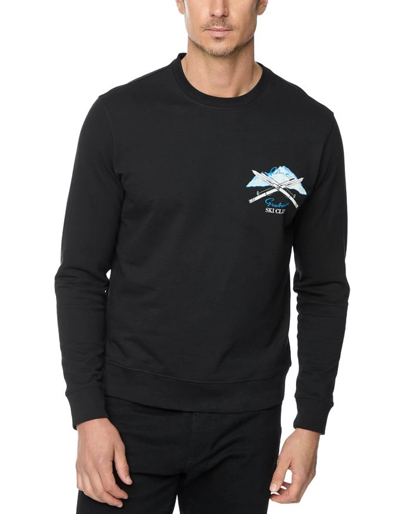 Hit The Slopes Cotton Printed Classic Fit Sweatshirt