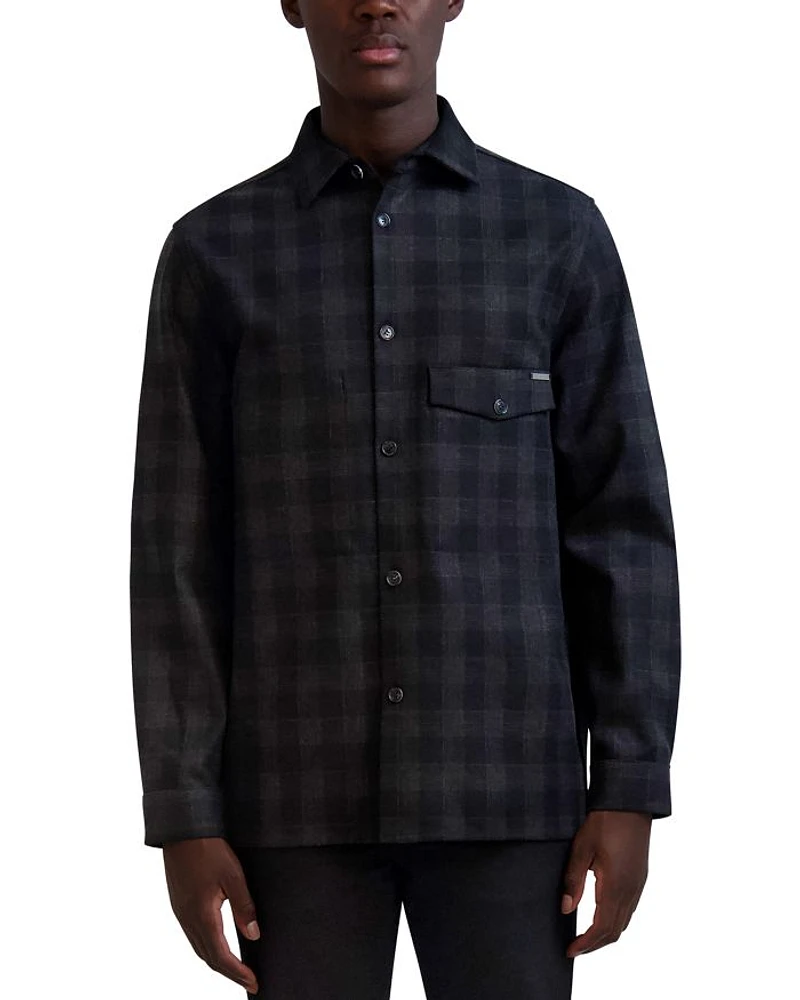 Plaid Slim Fit Button Down Shirt