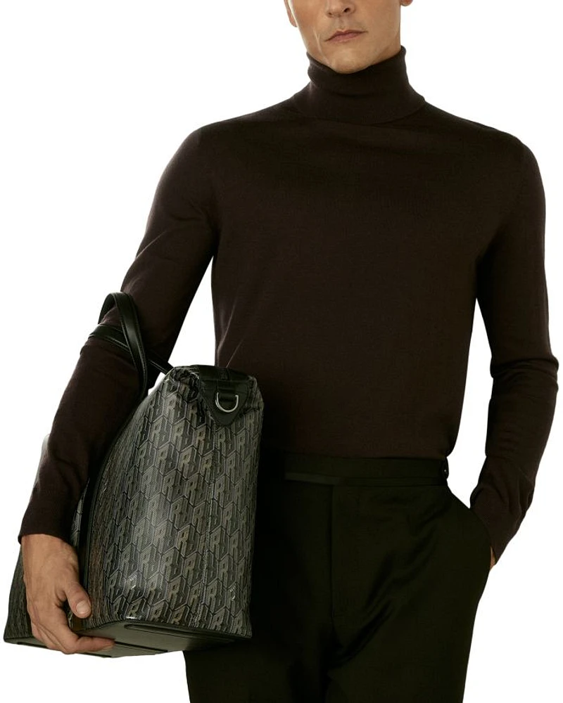 Caine Wool Slim Fit Turtleneck Sweater