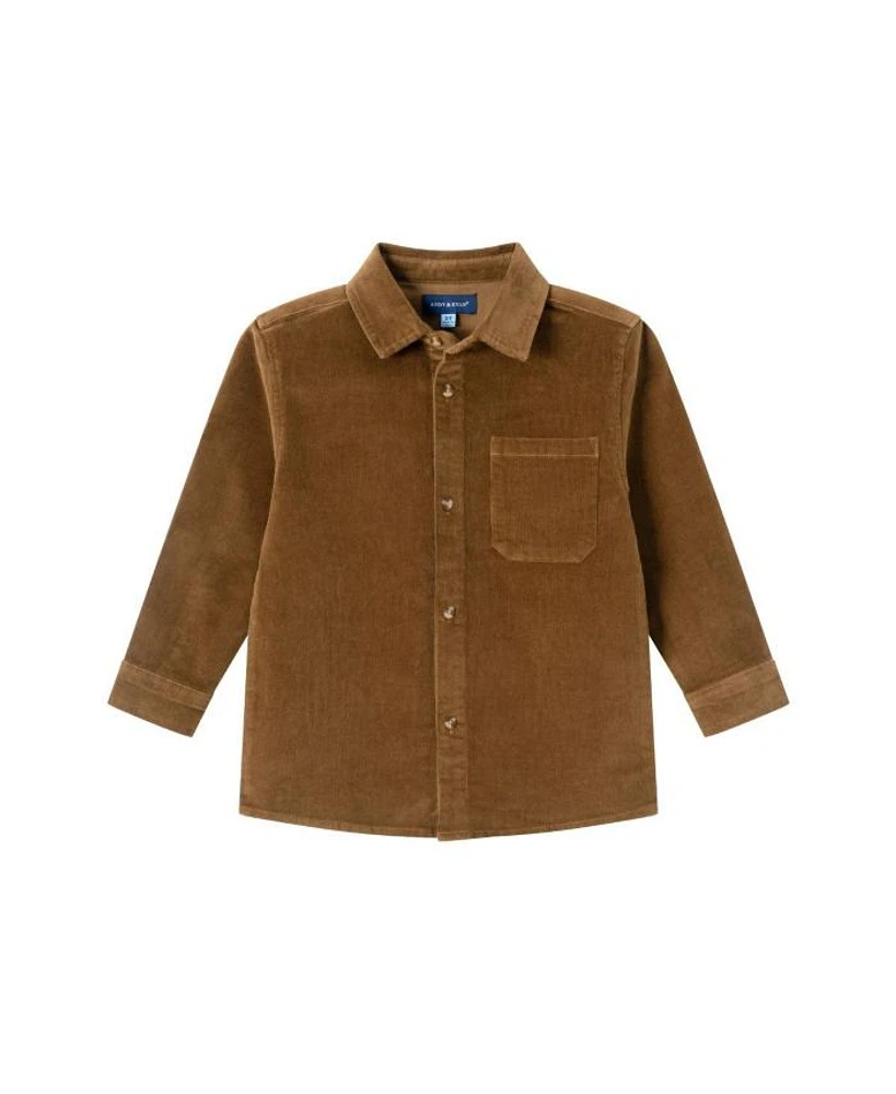 Boys' Garment Washed Corduroy Buttondown - Little Kid, Big Kid