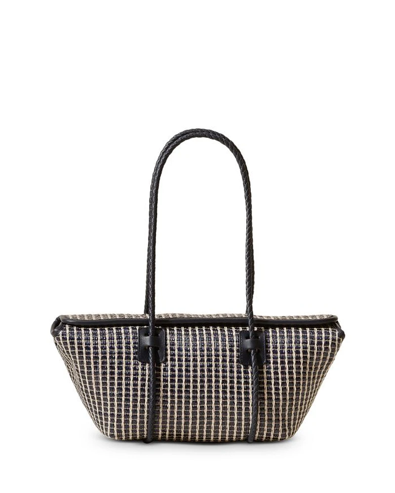 Forna Striped Raffia Tote