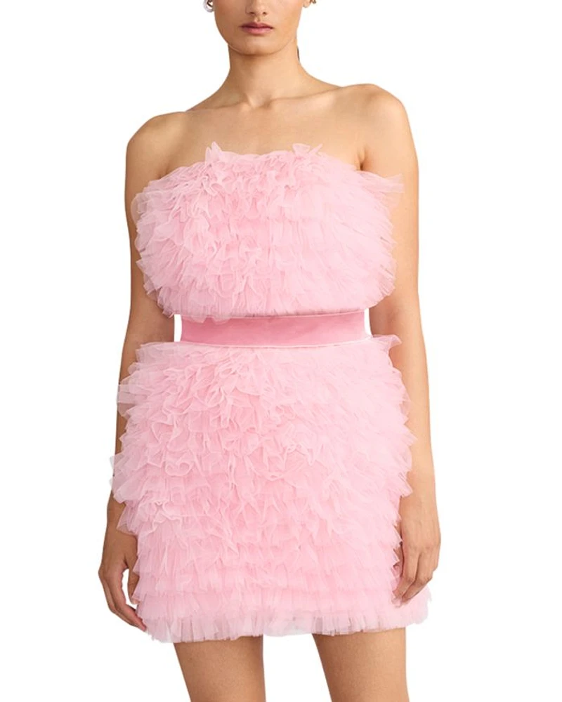 Wicked x Zac Posen Textured Tulle Mini Dress