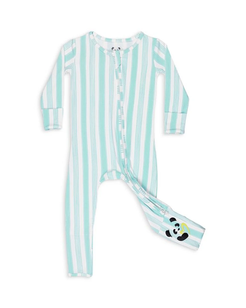 Unisex Slumber Stripes Convertible Footie - Baby
