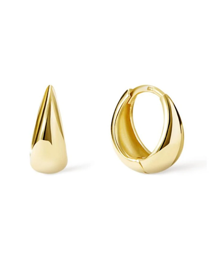 Bold Huggie Hoops - Nate